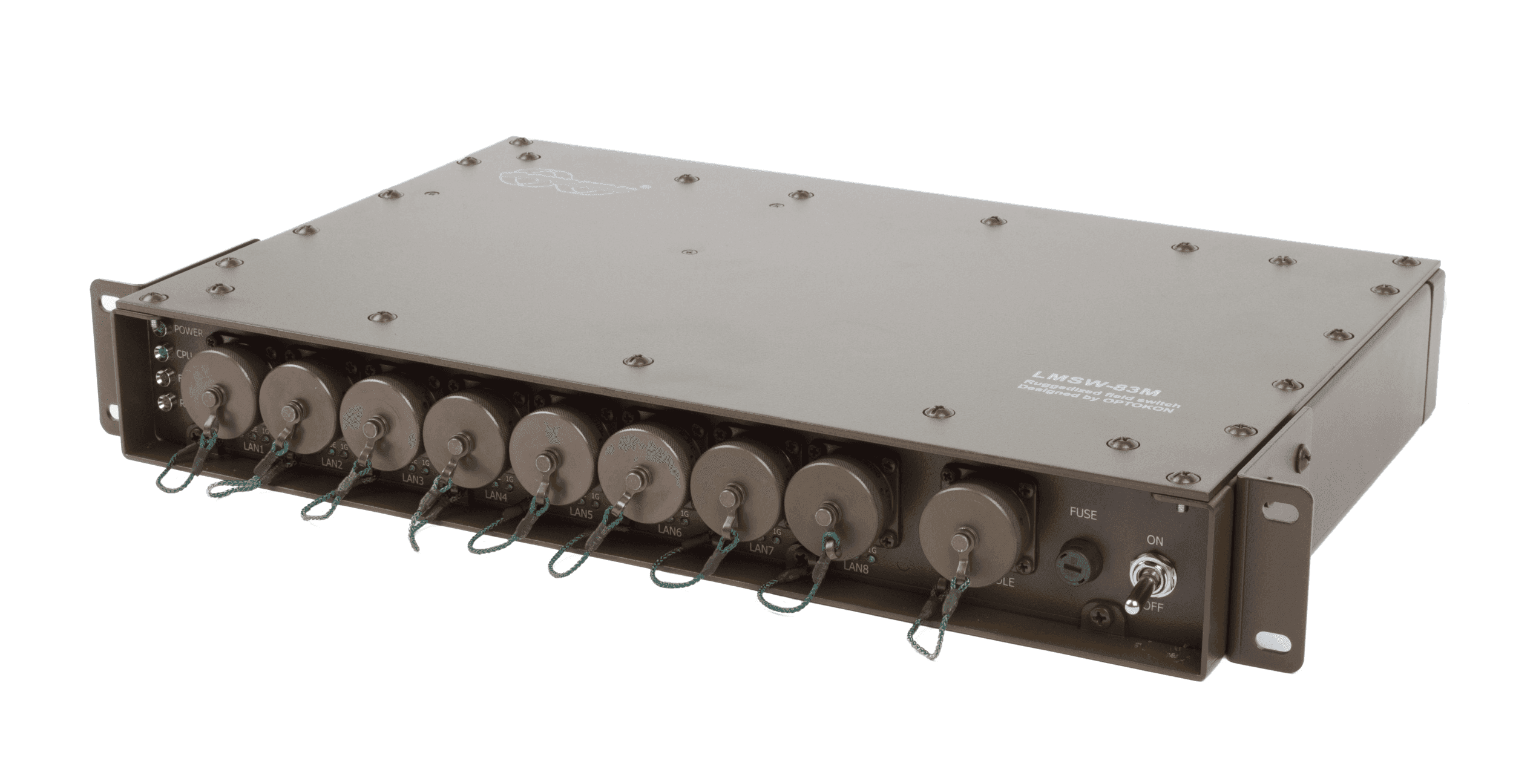 Optokon LMSW-83M Ruggedized Gigabit Ethernet Layer 2 Managed PoE Switch