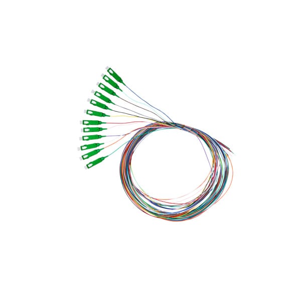 fiber pigtail sc/apc, 12 pigtails, 9/125µm g657a1, 2m