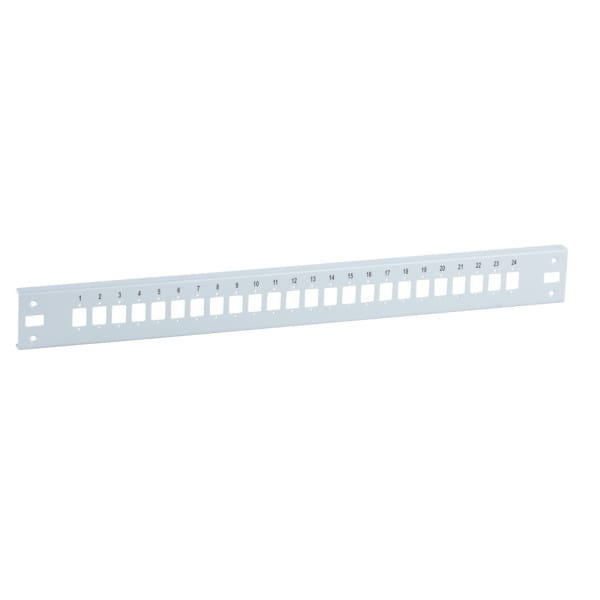 fiber optic patchpanel 19 inch front panel 1 u