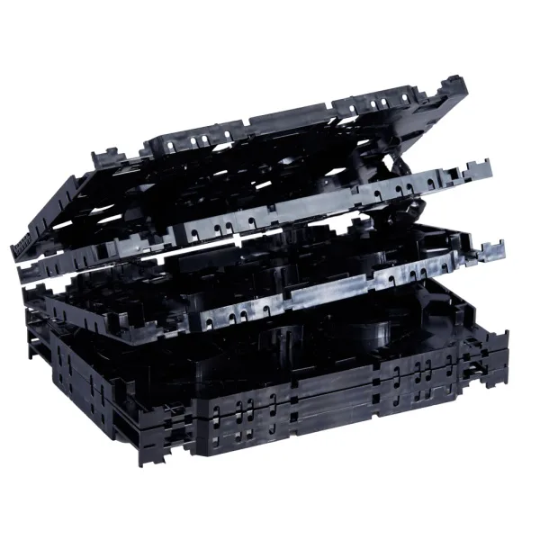 fiber optic splice tray connectors