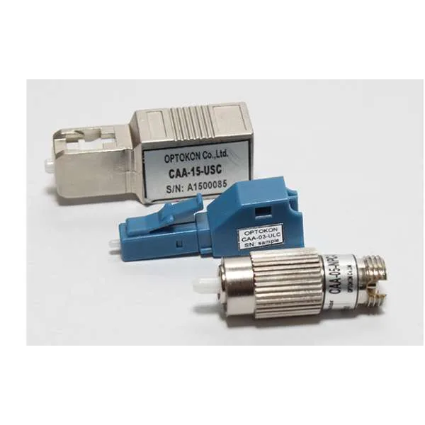 optokon plug type (male female) attenuators caa series singlemode