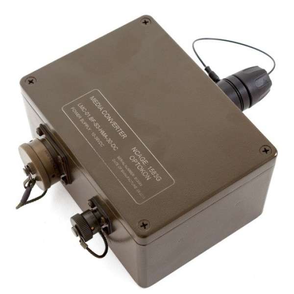 optokon lmc 01.bf fast ethernet media converter ruggedized type