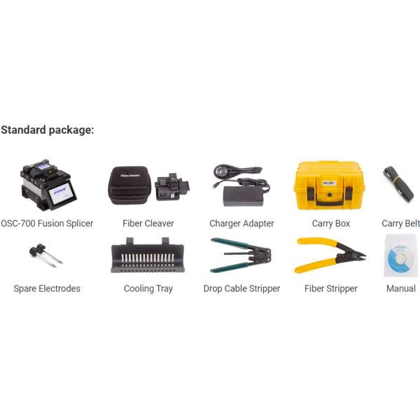 optokon osc 700 single fiber fusion splicer