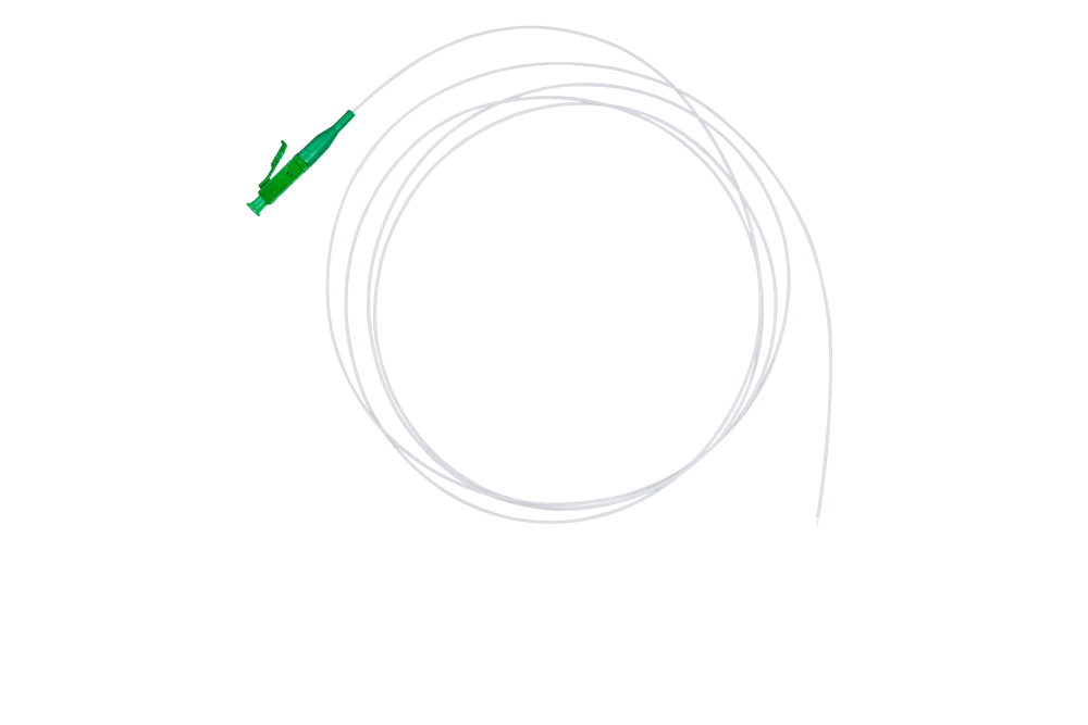 Faserpigtail LC/APC, Einzelfaser, 9/125µm G657A1, 2m – Bild 1
